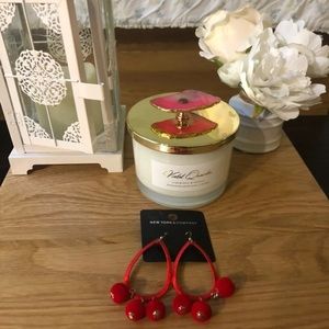 New York and company red tassel earrings